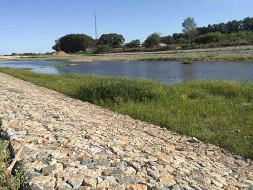防洪固堤堤坝护坡石笼网工程